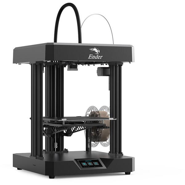 Imprimanta 3D Creality Ender-7, Precizie 0.1mm, Viteza printare 250mm pe secunda, Reluare imprimare, Negru