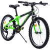 Bicicleta Pegas Mini Drumet 20 inch, MTB copii, Negru/Verde