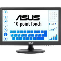 Monitor LED ASUS VT168HR Touchscreen 15.6 inch WXGA TN 5 ms 60 Hz, Negru