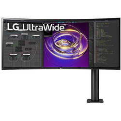 Monitor Gaming IPS LED LG 34" 34WP88CN-B, QHD (3440 x 1440), HDMI, DisplayPort, AMD FreeSync, Ecran Curbat, Negru