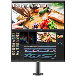 Monitor LG DualUP 28MQ780, 27.6", SDQHD, IPS, USB Type-C™, Negru