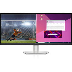 Dell Monitor LED Gaming S3423DWC Curbat 34 inch UWQHD VA 100 Hz 4 ms KVM USB-C FreeSync