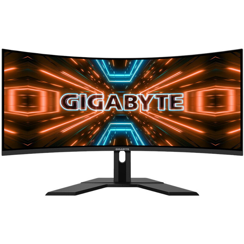 Gigabyte Monitor LED GIGABYTE Gaming G34WQC-A Curbat 34 inch UWQHD VA 1 ms 144 Hz HDR FreeSync Premium Desktop & Monitoare