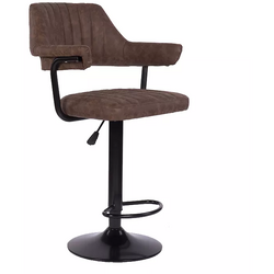 Set 2 scaune bar rotative Vintage Brown