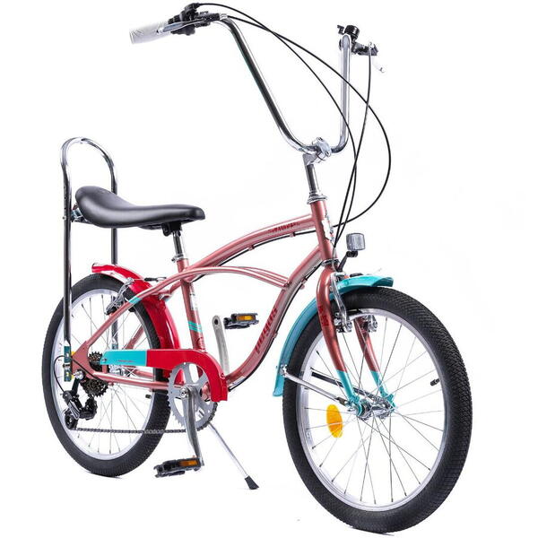 Bicicleta Pegas Strada Mini 7S, 20 inch, Roz