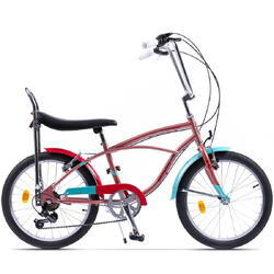 Bicicleta Pegas Strada Mini 7S, 20 inch, Roz