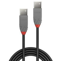 Cablu Lindy LY-36694, USB 2.0 - USB 2.0, 3m, Black