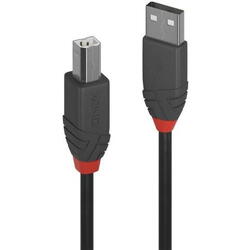 Cablu Lindy LY-36674, USB 2.0 - USB-B, 3m, Black