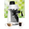 Espressor Heinner Kopy 350WH HEM-350WH, 800W, 3.5 bar, capacitate rezervor 0.24l, optiuni preparare: espresso si cappuccino, Alb