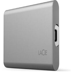 SSD extern Lacie STKS500400, 500GB, USB-C, portabil, argintiu