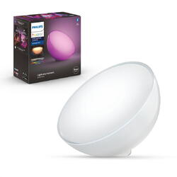 Lampa portabila LED RGBW Philips HUE Go, Bluetooth/Wireless, 6W (43W), 520lm, lumina alba/color, Alb