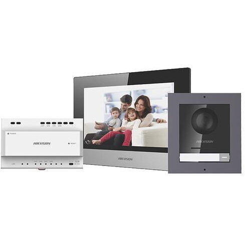 Kit post videointerfon IP Hikvision DS-KIS702