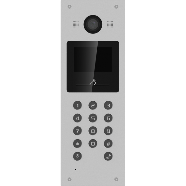 Post videointerfon IP Hikvision DS-KD3003-E6, Argintiu