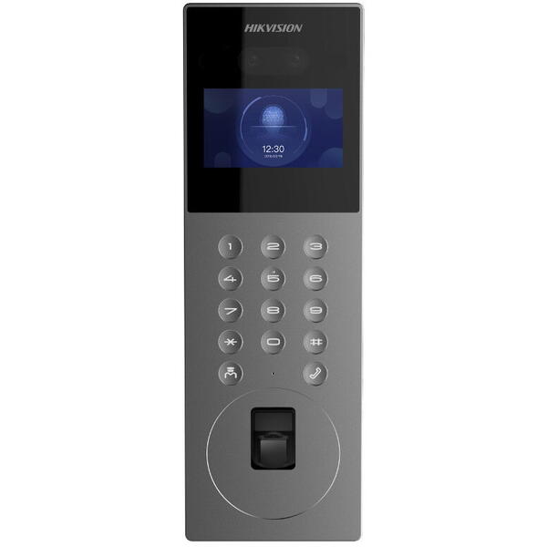 Hikvision DS-KD9203-FE6, Videointerfon cu recunoastere faciala si amprenta digitala