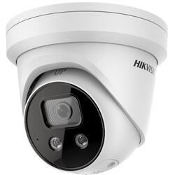 Camera supraveghere video Hikvision DS-2CD2346G2ISUSLC IP Turret, 1/2.7" CMOS, 2592 x 1944@30fps, 2.8mm, Alb