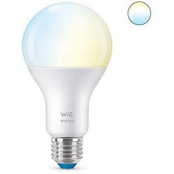 Bec LED inteligent WiZ Whites, Wi-Fi, A67, E27, 13W (100W), temperatura lumina reglabila (2700K-6500K), 1521 lumeni, compatibil Google Assistant/Alexa/Siri, dimensiuni 14.2x7.7cm