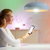 Philips Bec LED RGBW inteligent WiZ Colors Wi-Fi A67 E27 13W 100W lumina alba si color 1521 lumeni compatibil Google Assistant/Alexa/Siri