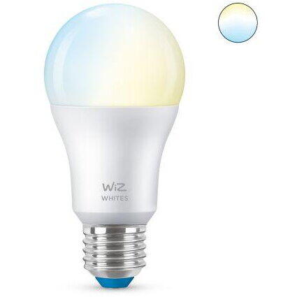Philips Bec LED inteligent WiZ Whites, Wi-Fi, A60, E27, 8W (60W)