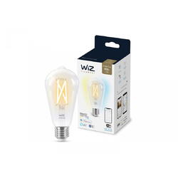 Bec LED inteligent vintage WiZ Filament Whites Philips, Wireless, ST64