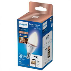 Bec LED inteligent Philips, lumanare, Wi-Fi, Bluetooth