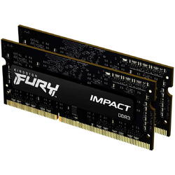 Memorie Laptop Kingston Fury Impact, 16GB DDR3, 1866MHz CL11, Dual Channel Kit