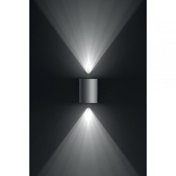 Aplica LED integrat pentru exterior Philips myGarden Cistus, 2x4.5W, 1000 lm, IP44, Inox