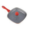 Tigaie Grill Cooking by Heinner Orange Grays cu capac, aluminiu, 28X4cm
