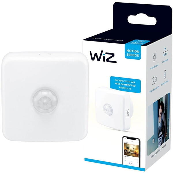 Philips Senzor de miscare WiZ Connected, compatibil cu gama WiZ, 15m