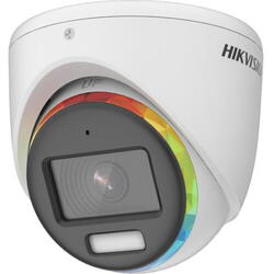 Camera TurboHD Turret Hikvision ColorVu DS-2CE70DF8T-MFSLN, 2MP, Lentila 3.6mm, IR 20m