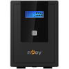 UPS NJOY Cadu 1500, 1500VA/900W, Line Interactive, AVR, Auto-Restart, Ecran LCD