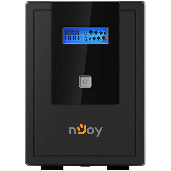 UPS NJOY Cadu 1500, 1500VA/900W, Line Interactive, AVR, Auto-Restart, Ecran LCD