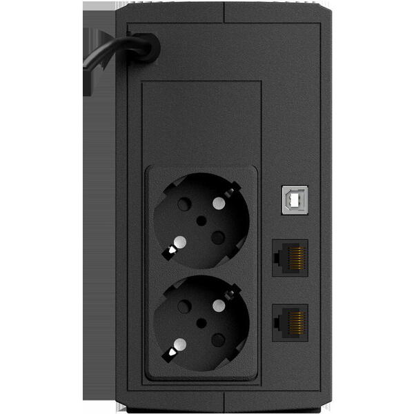 UPS NJOY Keen 800, 800VA/480W, Line Interactive, Regulator automat de tensiune, Repornire Automata