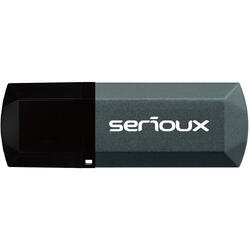 Memorie USB Serioux DataVault V153, 32GB, USB 2.0, Negru