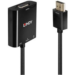 Adaptor Lindy LY-38285, HDMI - VGA, Black