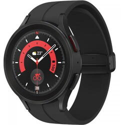 Ceas smartwatch Samsung Galaxy Watch5 Pro, 45mm, BT, Negru-Titan