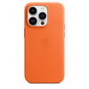 Carcasa Leather Case cu MagSafe - Orange pentru APPLE iPhone 14 Pro, MPPL3ZM/A