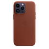 Husa de protectie Apple Leather Case with MagSafe pentru iPhone 14 Pro Max, Umber