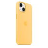 Husa de protectie Apple Silicone Case with MagSafe pentru iPhone 14, Sunglow
