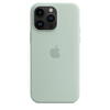 Husa de protectie Apple Silicone Case with MagSafe pentru iPhone 14 Pro Max, Succulent