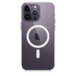 Husa de protectie Apple Clear Case with MagSafe pentru iPhone 14 Pro Max, Transparent