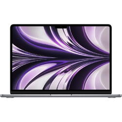 Laptop Apple MacBook Air 2022, 13.3 inch, Apple M2, 8Core CPU 8Core GPU, 8GB RAM, 256GB SSD, macOS, Gri