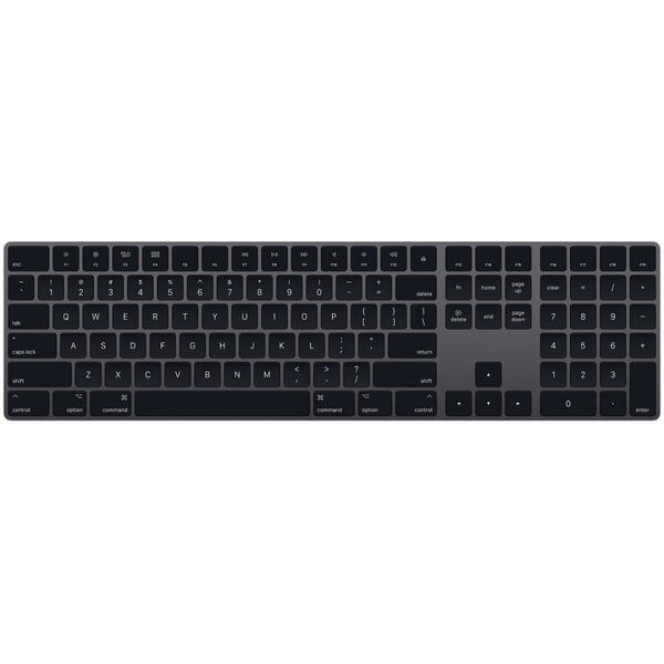 Tastatura Apple Magic Keyboard cu numpad, Layout RO, Space Grey
