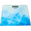 Cantar electronic de persoane Daewoo, 150 kg, 100 g, auto zero, auto oprire, display LCD, Alb/Albastru