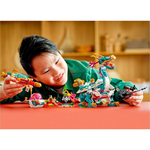 LEGO® Lego Monkie Kid, Dragonul de la Rasarit, 880 piese