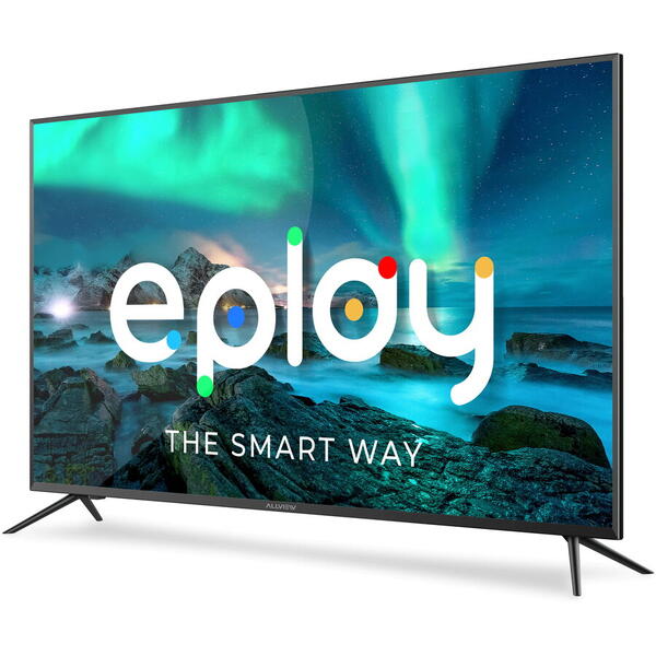 Televizor Allview 43ePlay6000-U, 108cm, Smart Android, 4K Ultra HD, LED, Negru