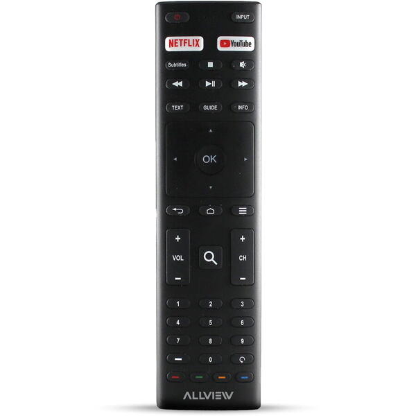 Televizor Allview 50ePlay6000-U, 126 cm, Smart Android, 4k Ultra HD, LED, Clasa G, Negru