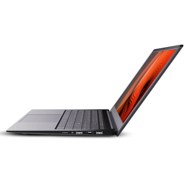 Laptop Allview Allbook H cu procesor Intel Celeron N4000 pana la 2.60 GHz, 15.6", Full HD, 4GB, 256GB SSD, Intel UHD 600, Ubuntu, Grey