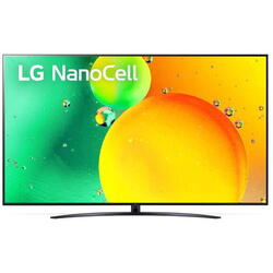 Televizor NanoCell LED LG,  86NANO763QA, 219 cm,  Ultra HD 4K, Smart TV, WiFi, CI+, Negru