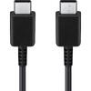Cablu Date Si Incarcare USB Type-C La USB Type-C Samsung EP-DA705BBEGWW, 5A, 1 M, Blister - Black