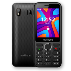 Telefon Mobil MyPhone C1, Dual SIM, 4G, Negru